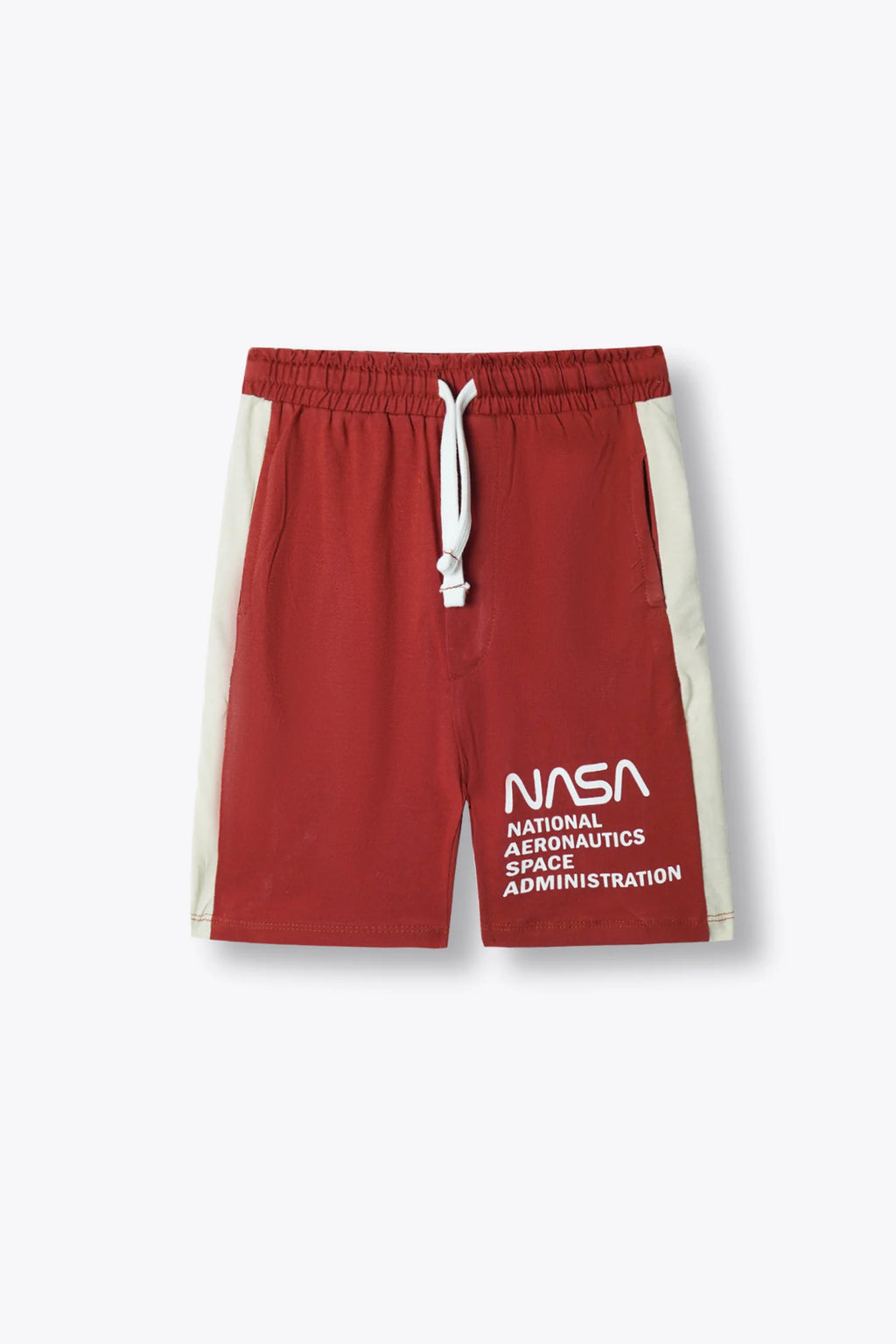 Premium Quality "NASA" Printed Rust Colour Boys Summer Suit