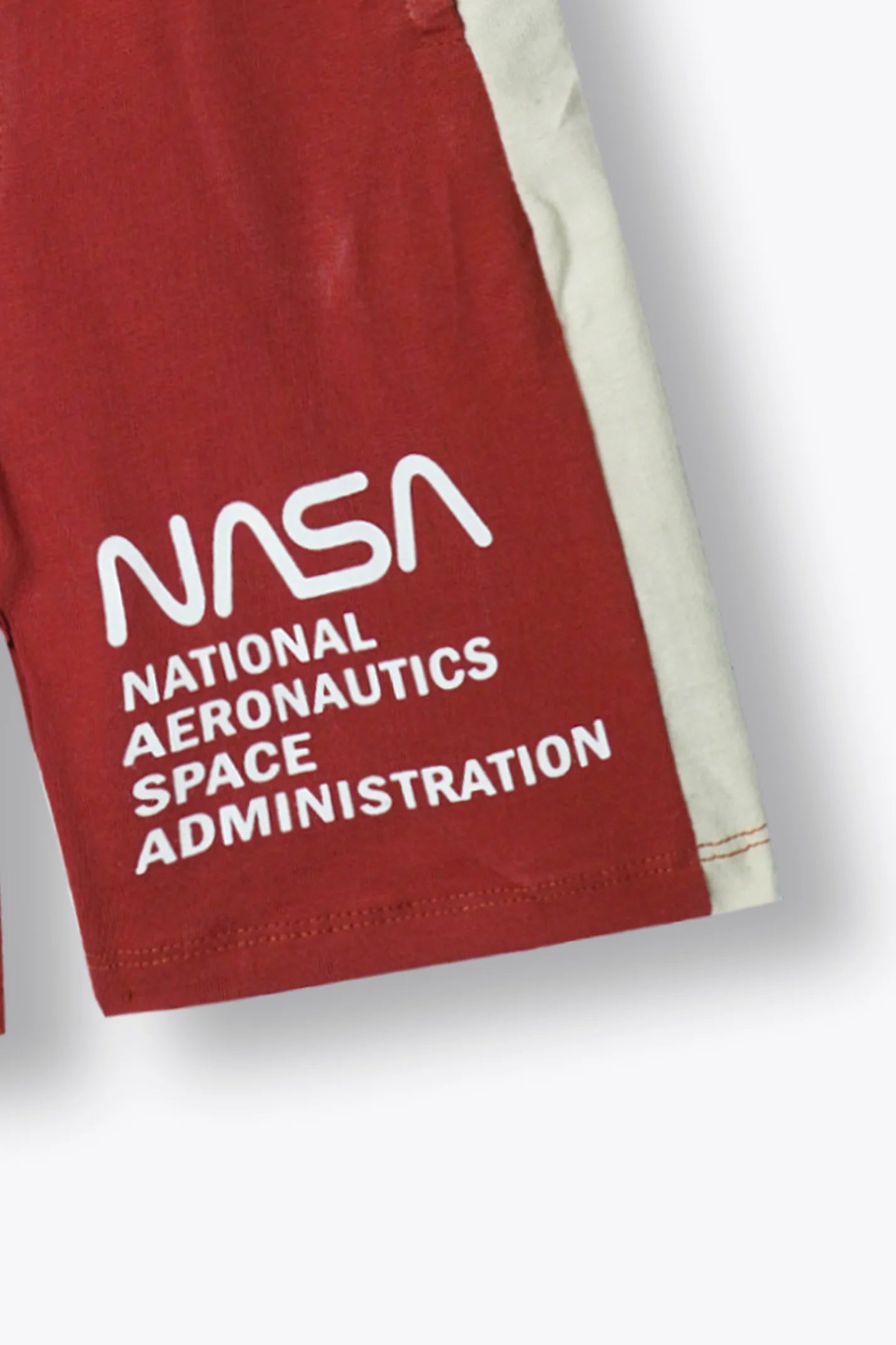 Premium Quality "NASA" Printed Rust Colour Boys Summer Suit